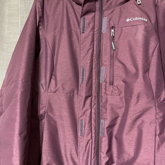 Columbia Womens Big Puffy Thermal Purple Jacket - Picture 6 of 12